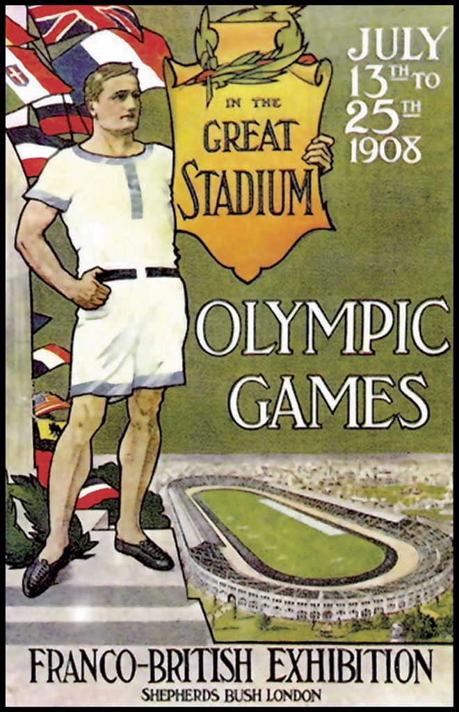 1908-London-Summer-Olympic-Games-Poster