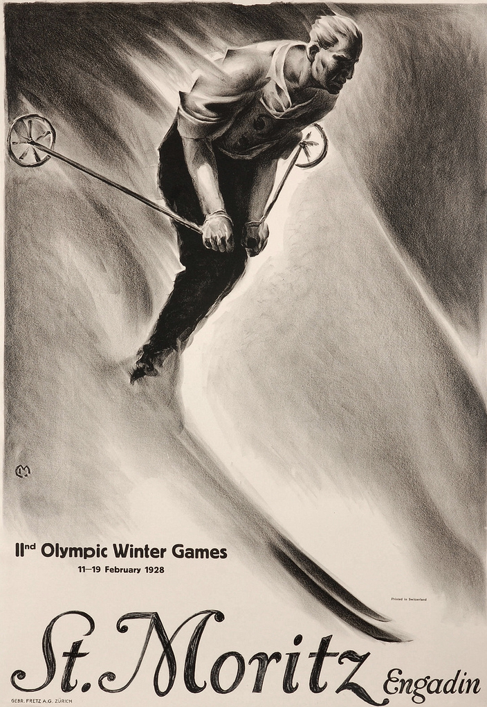 1928-Winter-Olympics-St.-Moritz-Switzerland-poster