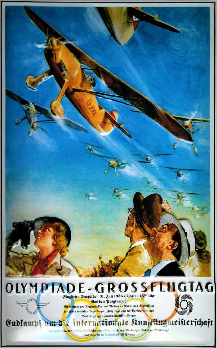 1936-Olympiade-Grossflugtag-poster
