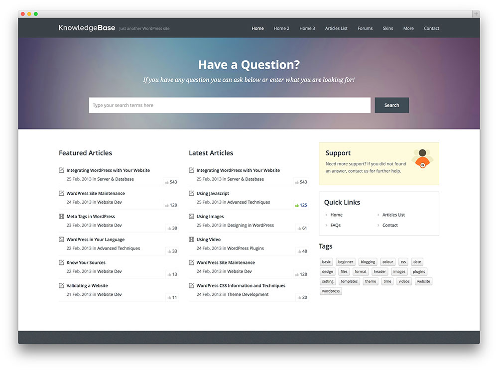 docly practical documentation and knowledgebase theme