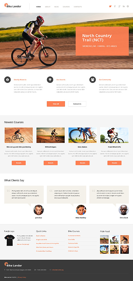 Biking WordPress Theme