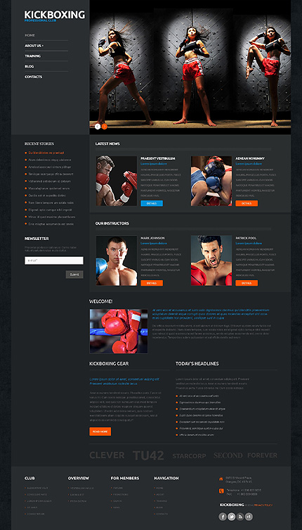 Boxing WordPress Theme